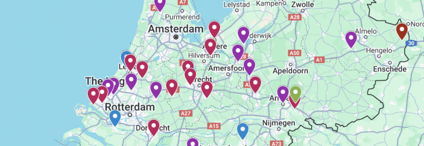 Kaart voor ouders - Welke peergroepen voor peuters en kleuters met een ontwikkelingsvoorsprong zijn er in de buurt?