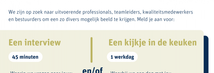 Professionals in lokale wijkteams: laat je geluid horen!